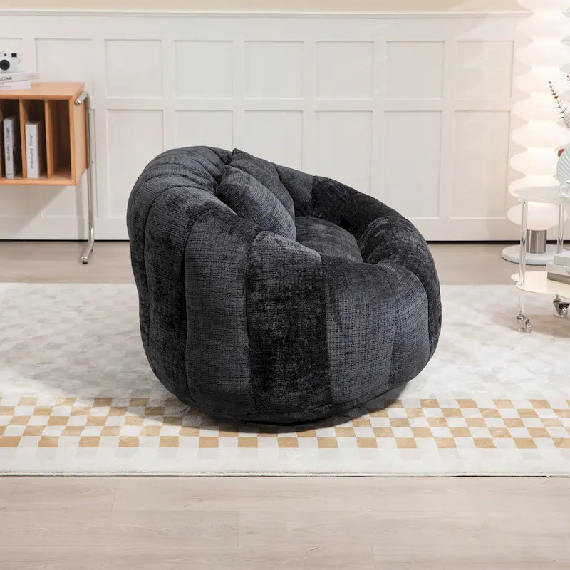 GDFStudio - Divano relax Laurel in ciniglia a 2 posti con schiuma ad alta densità e comfort extra-large
