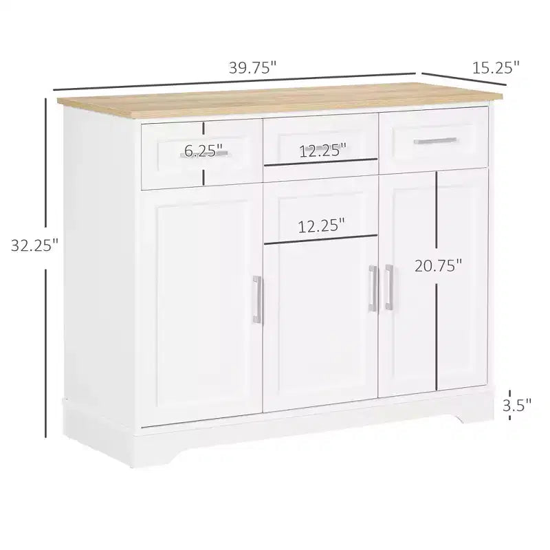 Aparador buffet de cozinha moderno com arrumação, ilha de cozinha, armário de sala de jantar, mobiliário de sala de estar