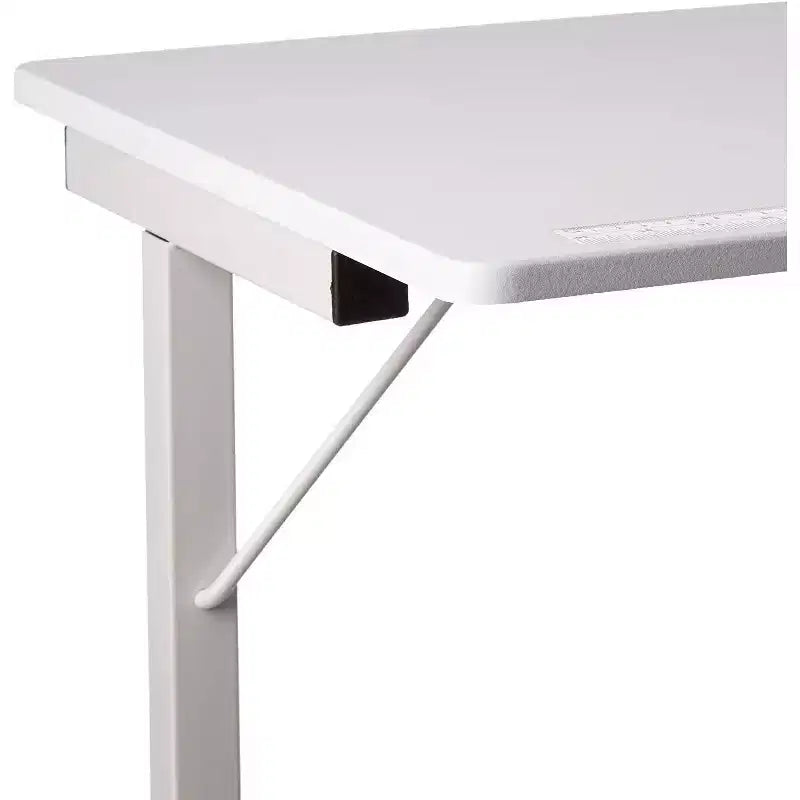Mesa de costura portátil e dobrável SewingRite SewStation 101 com pernas de aço, branca - perfeita para casa, escritório e empresa