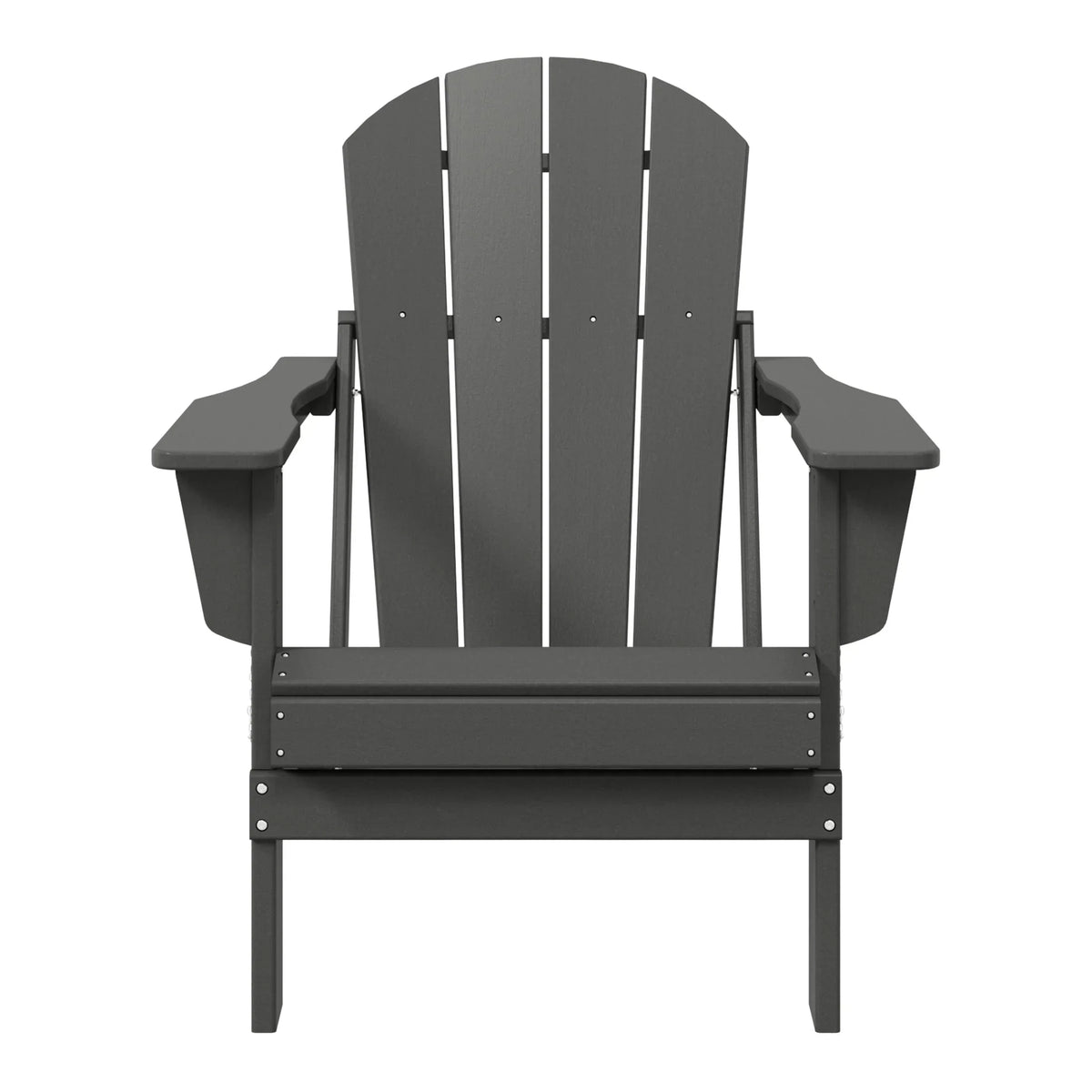 Polytrends Laguna Fade Resistant All Weather Outdoor Patio Folding Adirondack Chair