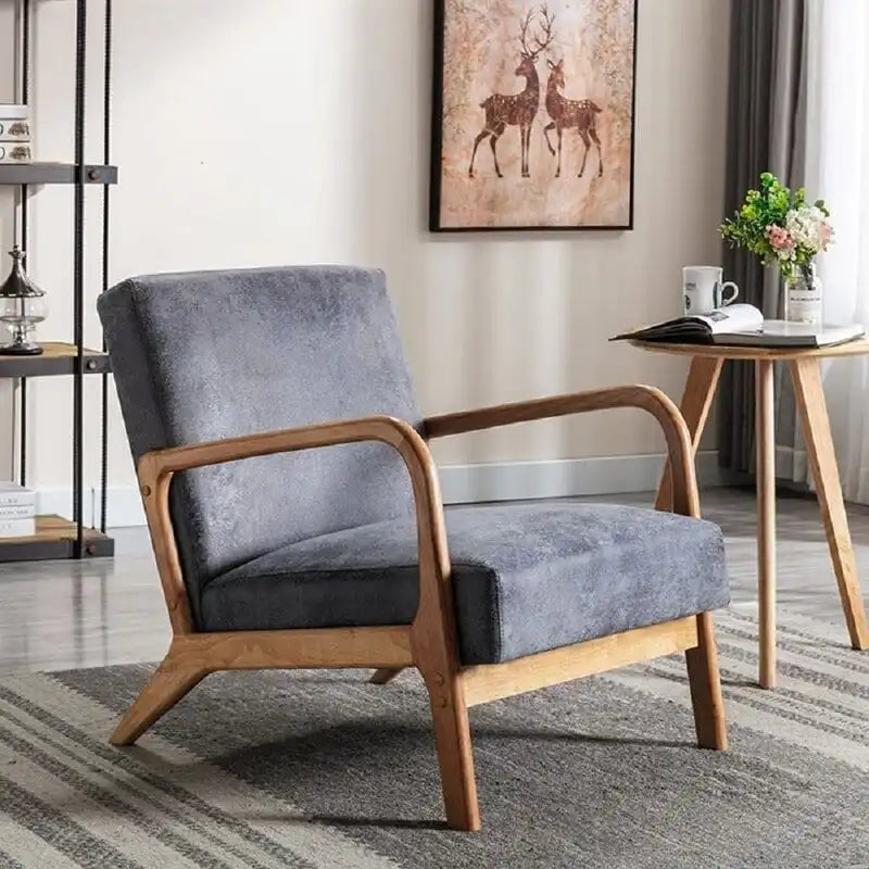 Fotel Glostrup w stylu vintage, inspirowany nowoczesnym wzornictwem połowy XX wieku