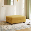 Pouf moderno oversize in tessuto a coste