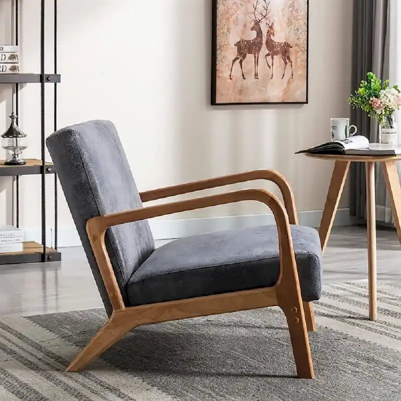 Fotel Glostrup w stylu vintage, inspirowany nowoczesnym wzornictwem połowy XX wieku