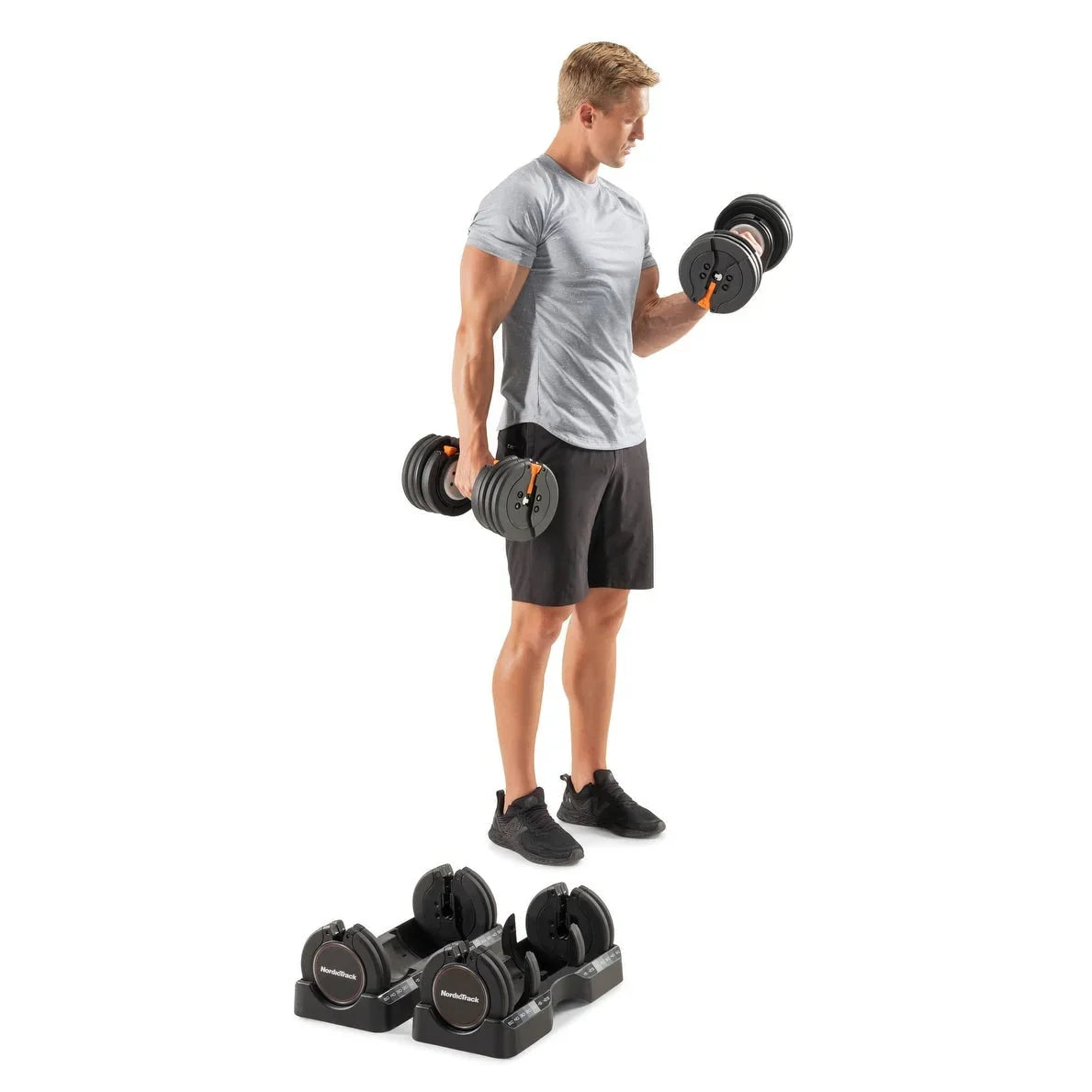 Set di manubri NordicTrack Select-a-Weight da 55 lb