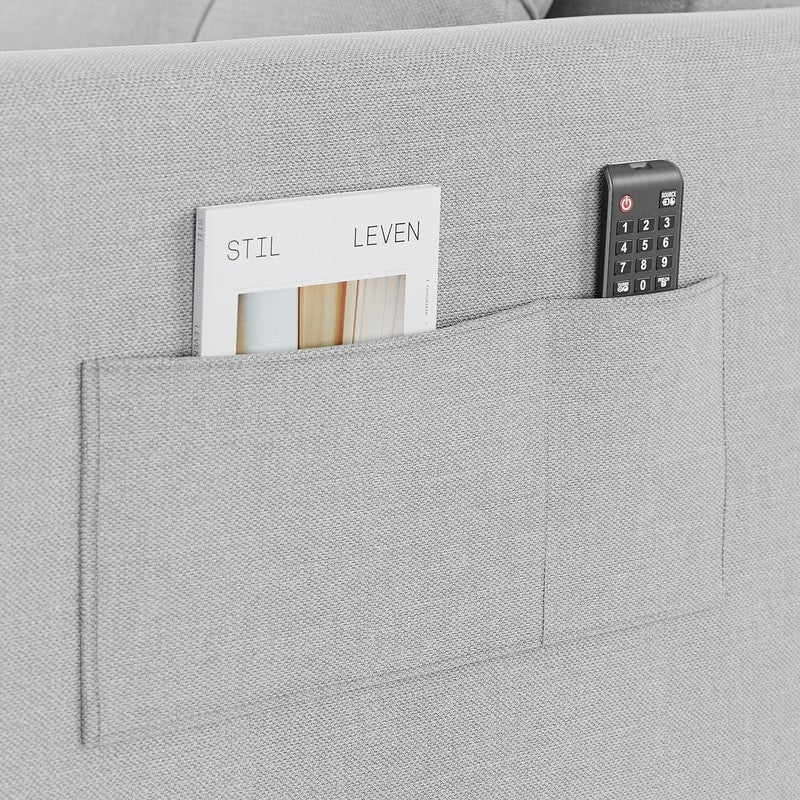 Sofá-cama ajustável 3 em 1, sofá-cadeira extraível, cama dobrável convertível para a sala de estar