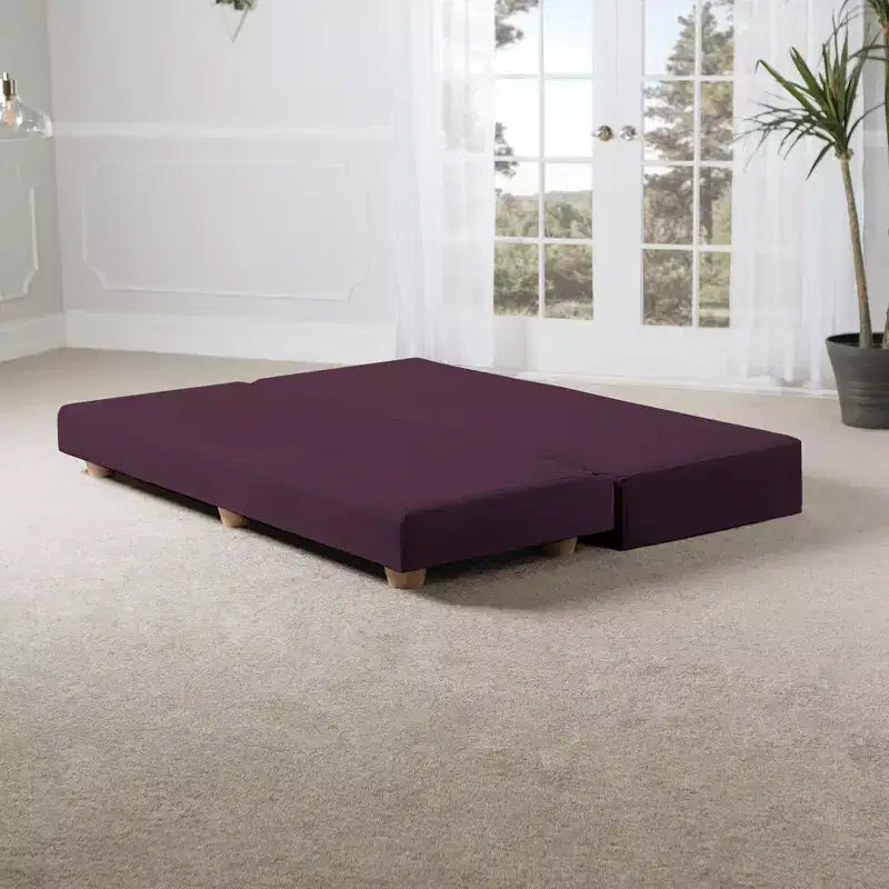 Letto da giorno / divano letto pieghevole matrimoniale - Microvelvet