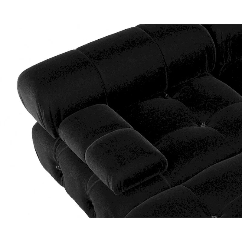 Canapé modulaire convertible 138, canapés en velours minimalistes en U