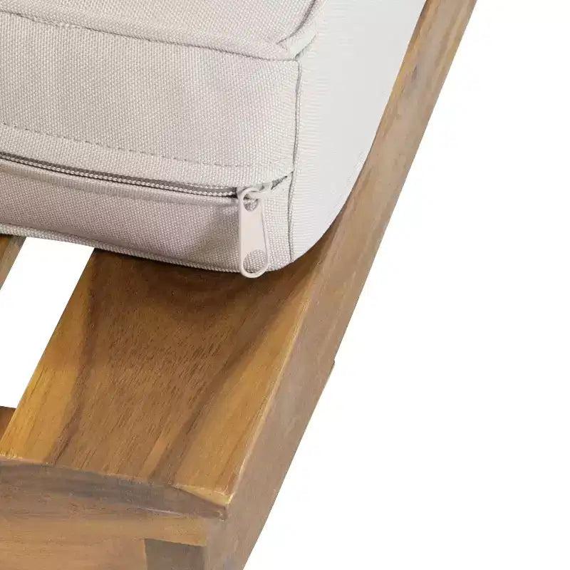 Conjunto de sofá modular de exterior em L, conjunto de lazer para pátio, conjunto de assentos para convívio no jardim com mesa de centro e almofada resistente à água - ModernLuxe