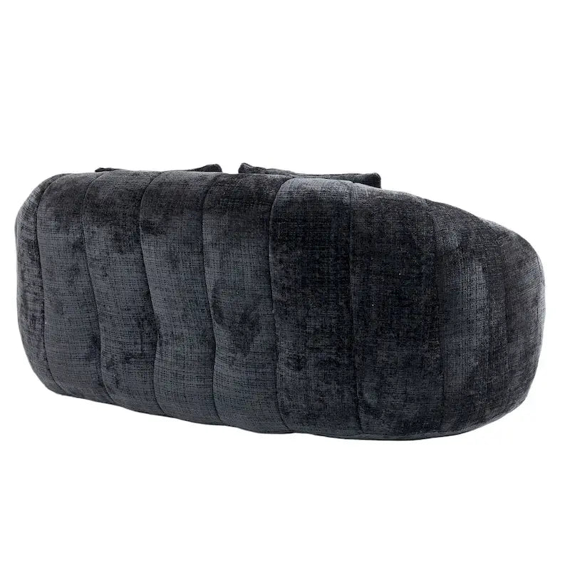 GDFStudio - Divano relax Laurel in ciniglia a 2 posti con schiuma ad alta densità e comfort extra-large