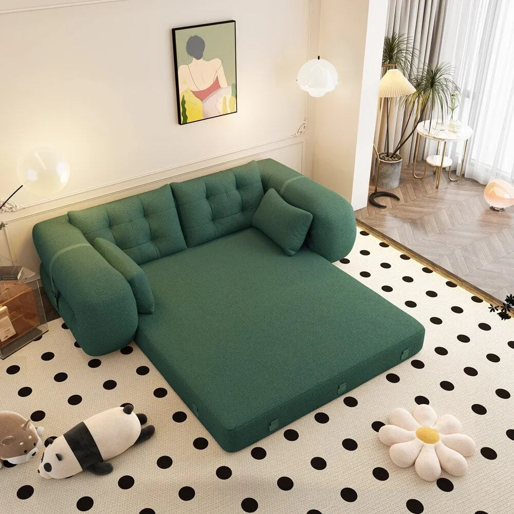 Divano letto pieghevole multifunzionale da 78,7 pollici