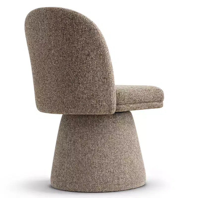Sada 6 moderních otočných jídelních židlí bez područek s otočením o 360° a podstavcem ve stylu podstavce, elegantní akcentní židle do kuchyně, jídelny nebo kanceláře -Panipeachy