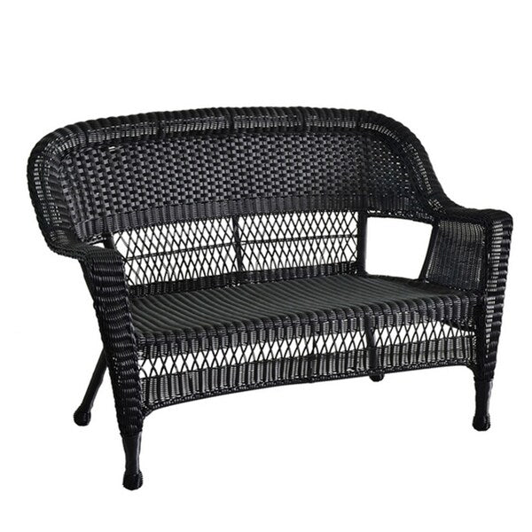 Set da conversazione da patio in vimini, 4 pezzi