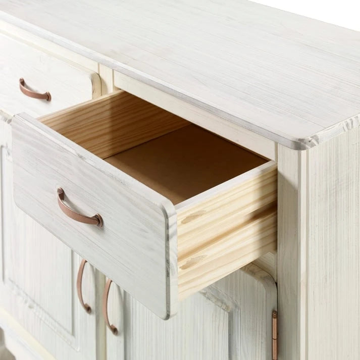 Credenza a buffet in legno verde