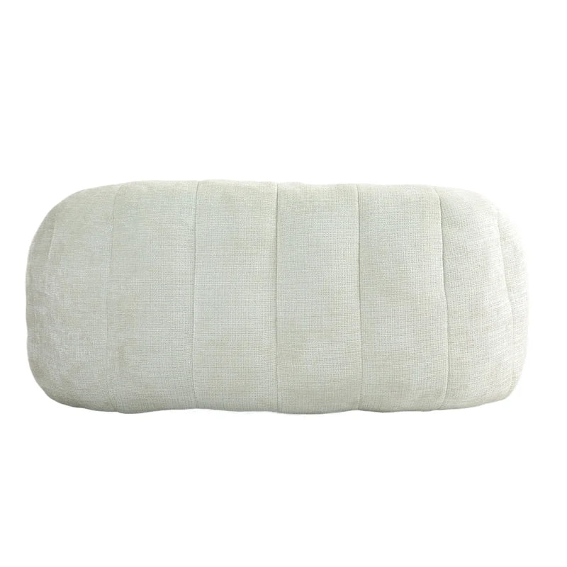 Witte chenille loungefauteuil van 63,78 met schuim met hoge dichtheid