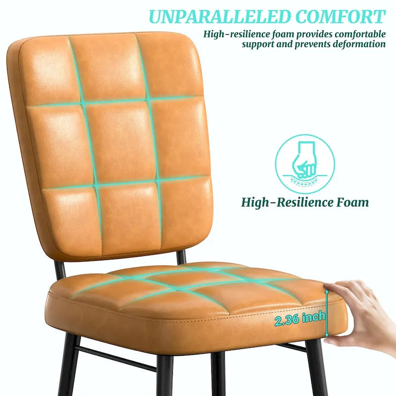 Chaises de salle à manger modernes, lot de 2/4/6/8, chaises de cuisine rembourrées avec coussin épais pour salle à manger