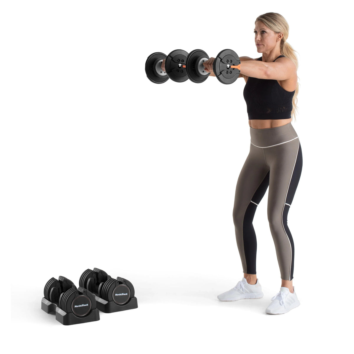 Set di manubri NordicTrack Select-a-Weight da 55 lb