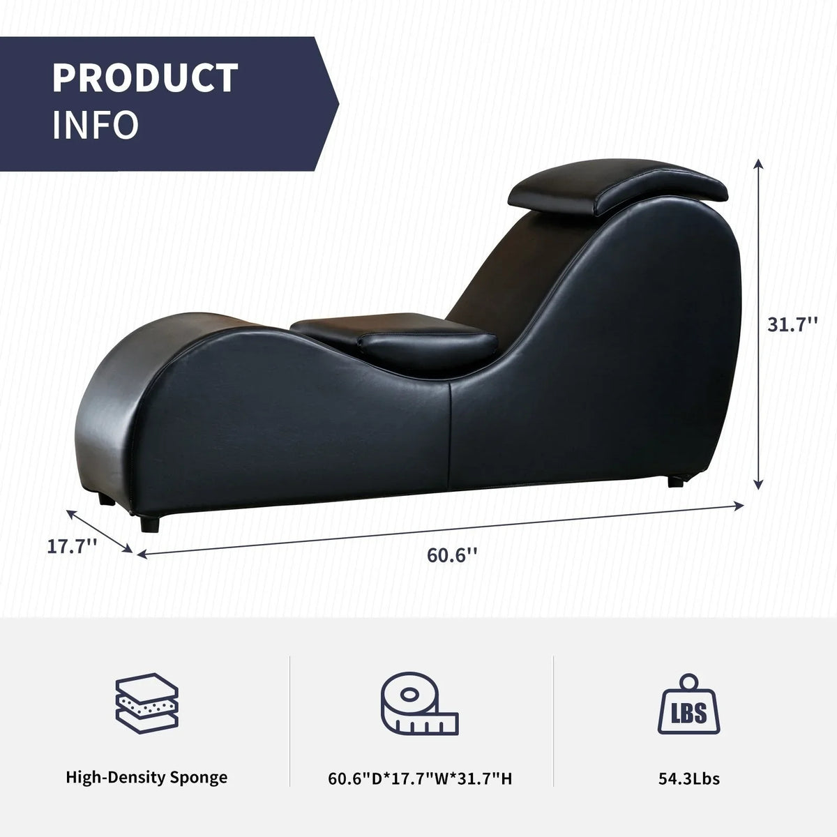Chaise de yoga d’intérieur Mixoy, chaise longue de yoga incurvée pour s’étirer, faire de l’exercice et se détendre