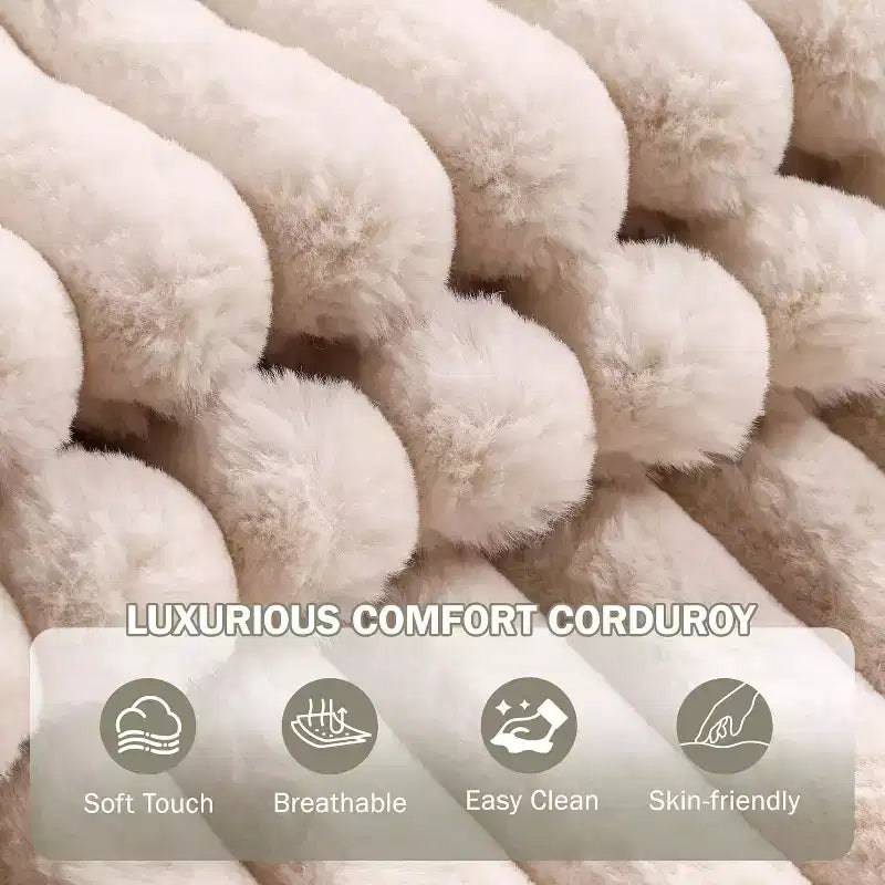 Chaise longue de grandes dimensões para interior com pufe de arrumação, sofá-cama estofado em bombazina Cloud Couch com 3 almofadas, poltrona-cama individual