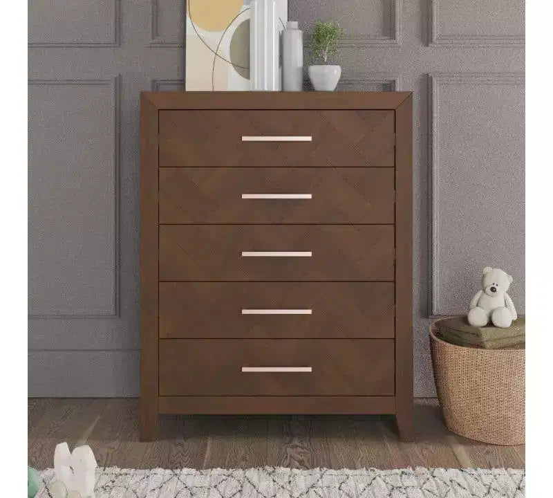 Zestaw mebli do pokoju dziecięcego Child Craft Kieran: łóżeczko, podwójna komoda i komoda z szufladami, 3 elementy, w tym łóżeczko z możliwością 4 konfiguracji, komoda i komoda z szufladami