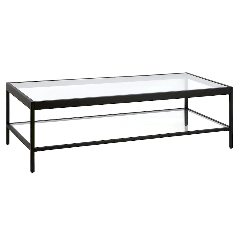 Alexis Metal and Glass Coffee Table