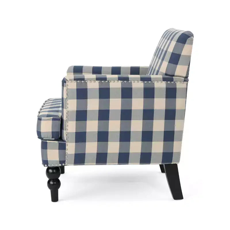 Christopher Knight Home Harrison moderner Clubsessel mit Stoffbezug und Nagelkopfverzierung